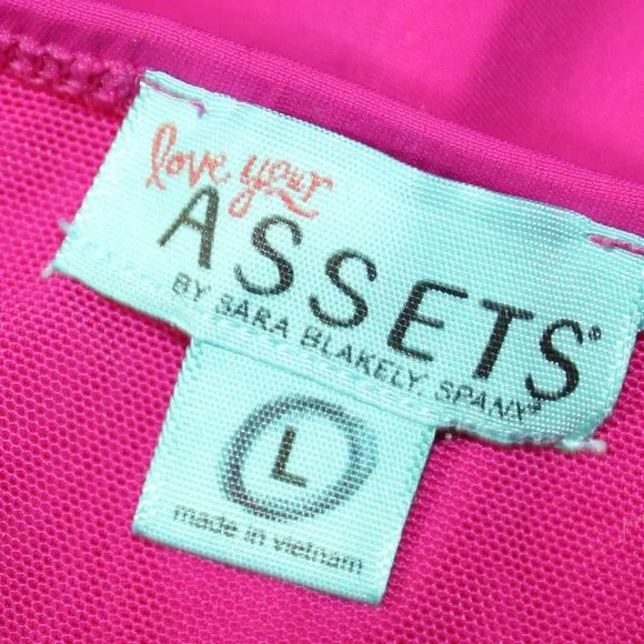 Spanx Love Your Assets by Spanx Size Large Pink Ruffle One Piece Swimsuit - Picture 6 of 6